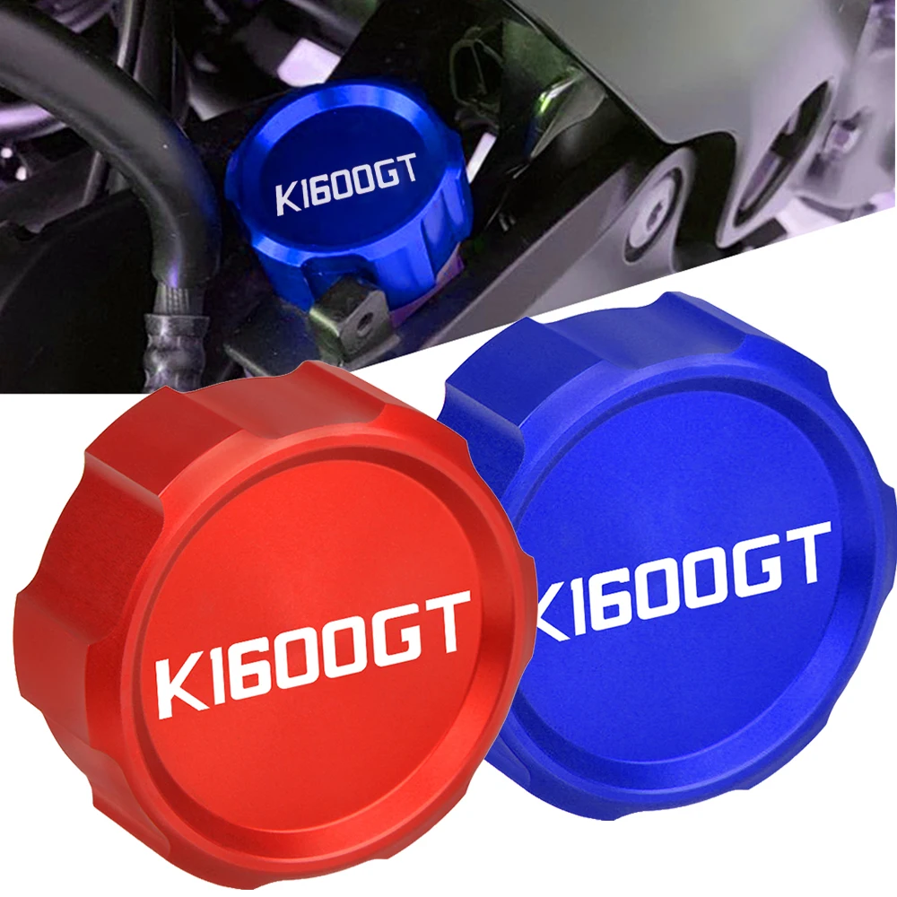 

FOR BMW K1600 GT GTL 2017 2018 2019 2020 Motorcycle K1600GT K 1600 GT Aluminum Rear Fuel Brake Fluid Reservoir Cap Oil Cup Cover