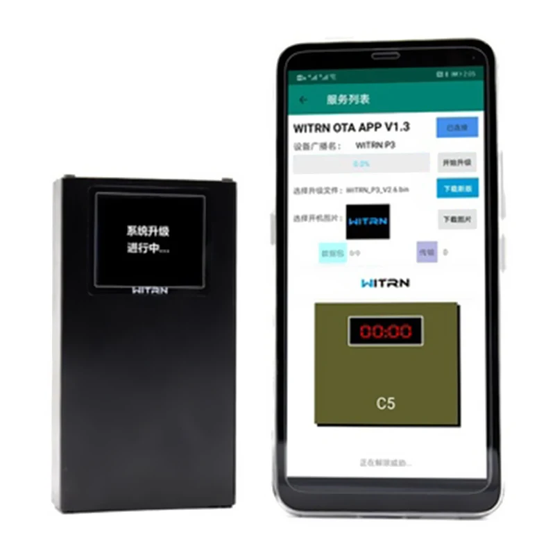 Bluetooth цветной экран smart APP Быстрая зарядка PD мобильное зарядное устройство Po