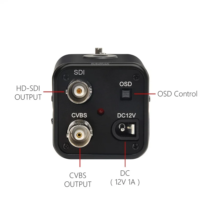 Промышленный CCTV HD SDI 2.0MP 1080P охранная коробка мини без искажений SDI камера