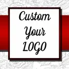 Индивидуальное квадратное персонализированное имя, свадебная наклейка, логотип, Подарочная коробка, свеча, блеск для губ, этикетка для коробки для ресниц