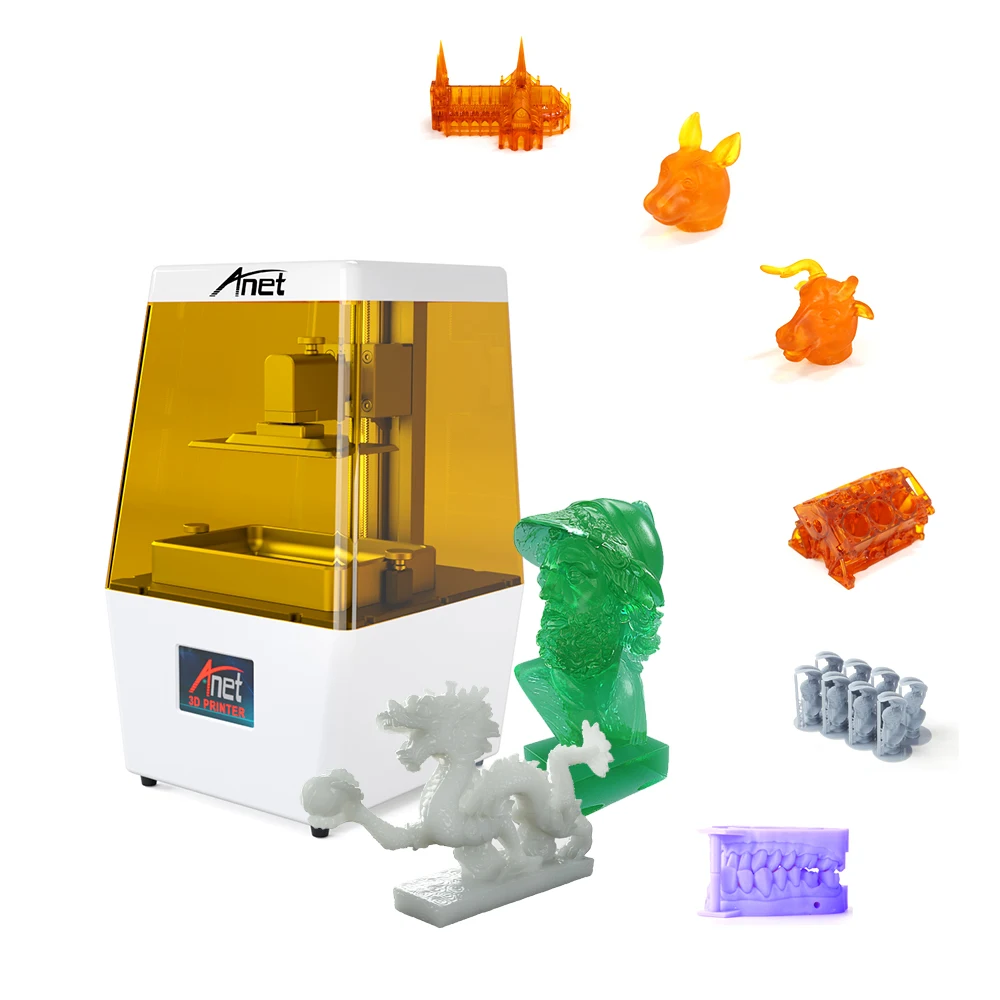 3D принтер Anet N4 Новый ЖК-принтер для УФ-фотоотверждения с 3 5-дюймовым
