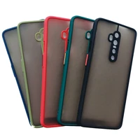 For OnePlus 7TPro Case Protection Shockproof Phone Case One Plus 7TPro Case 1 7TPro Cover Skin Feel Matte Silicone Hard Bag