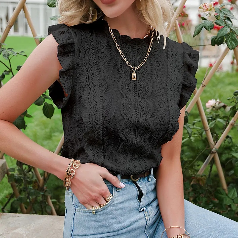 

Женские футболки с оборками и круглым вырезом, зеркальные кроп-топы, повседневные уличные праздничные весенне-летние топы, новая мода 2022 го...