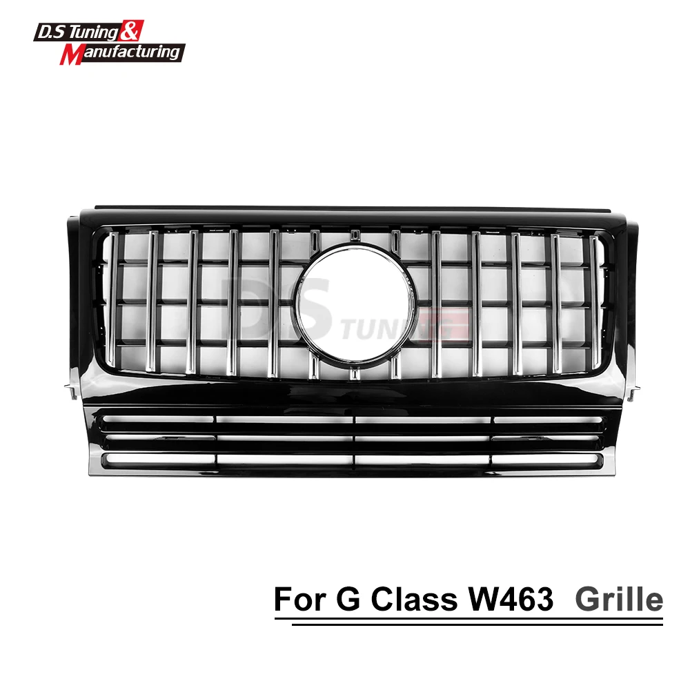 W463 решетка для Benz G Class ABS глянец Черный передний бампер сетка почечные грили 2013 +