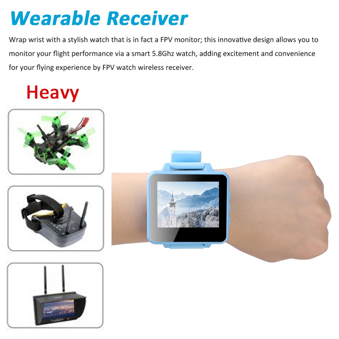 5 8 ггц 48CH серверный компьютером с экранным меню наручные часы 2-дюймовым