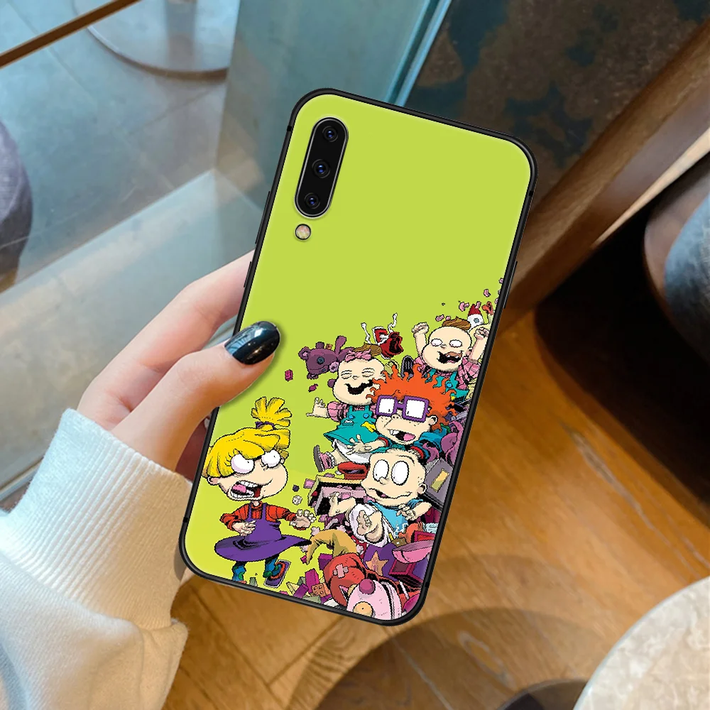 

Rugrate Cute Cartoon Dinosaur Phone Case Cover For Samsung Galaxy A7 9 8 10 20 20e 21 S 30 30S 31 41 50 50S 51 70 71 91 black