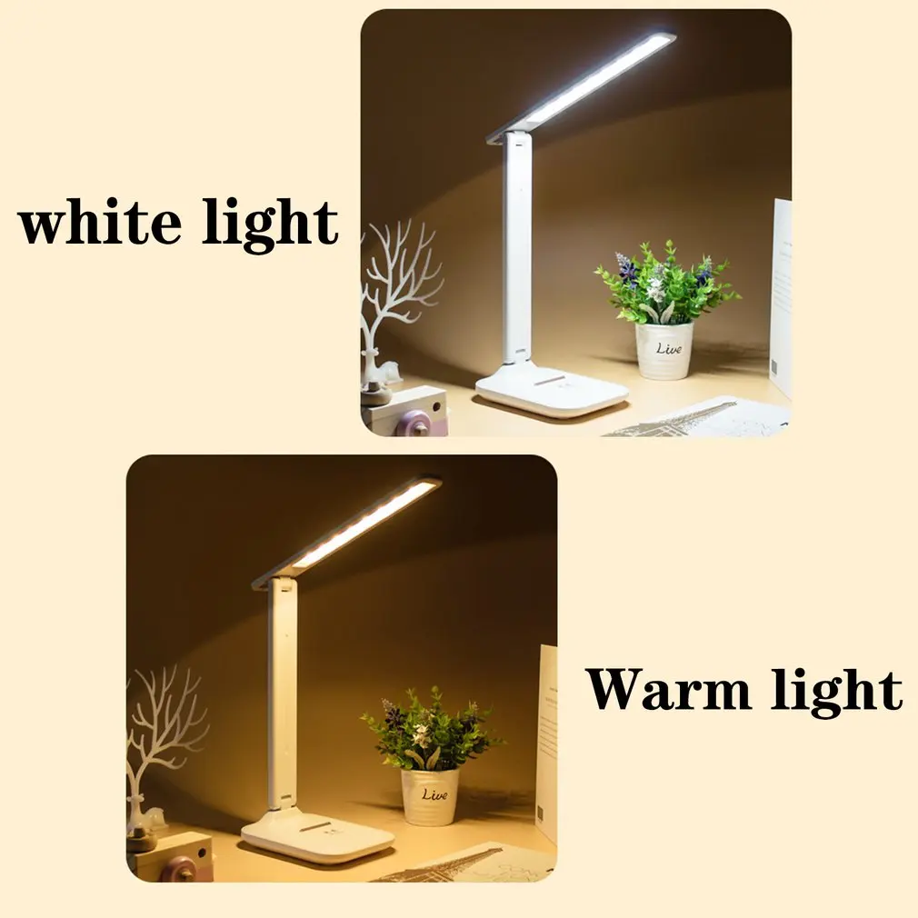 

Three-speed Dimming Folding LED Desk Lamp USB Charging Comfortable And Adjustable Brightness Lamp Without Battery