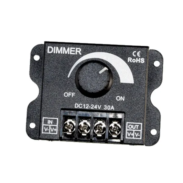 CE ROHS LED диммер постоянного тока 12V 24V 30A Регулируемая яркость лампы полосы 5050 3528 2835