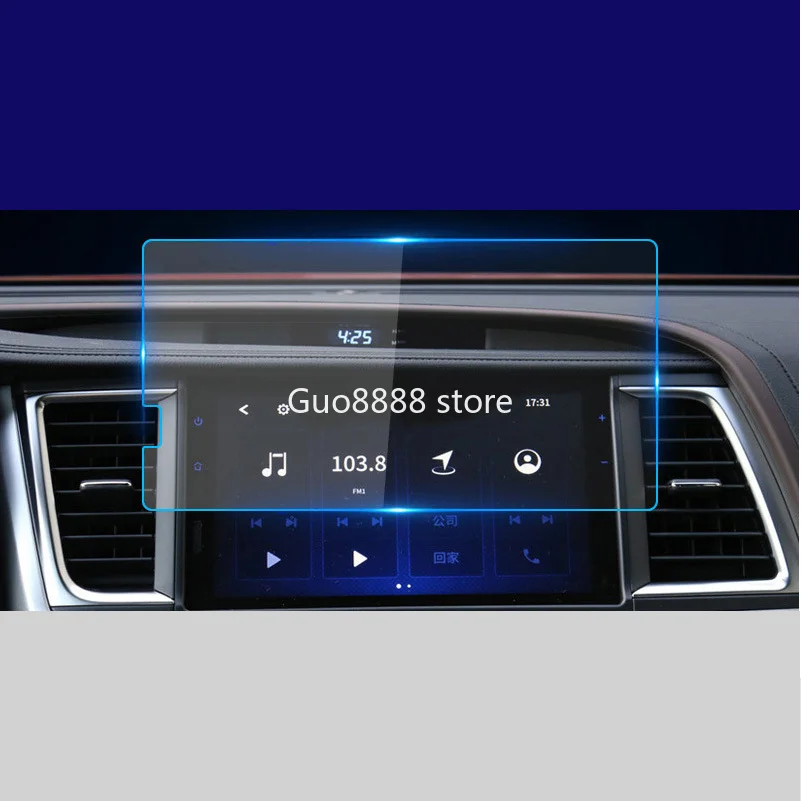 

For Toyota Highlander 2015 2017 2018 DVD Glass Protect Film Auto Car GPS Navigation Tempered Glass Film Screen Protector Case