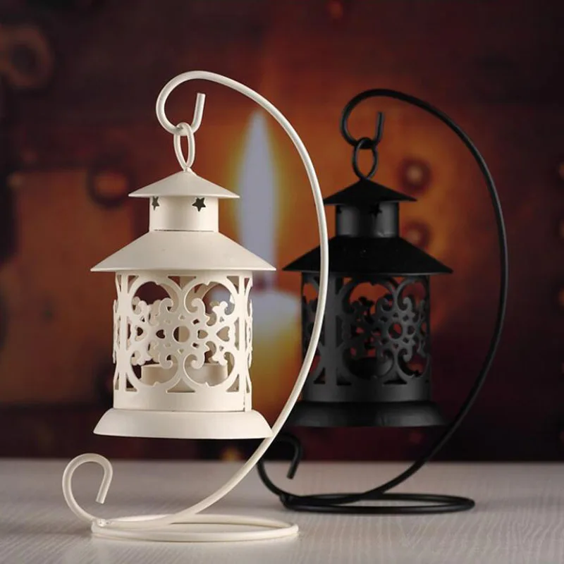 1 шт. европейский Железный подсвечник с отверстиями украшение для дома и свадьбы