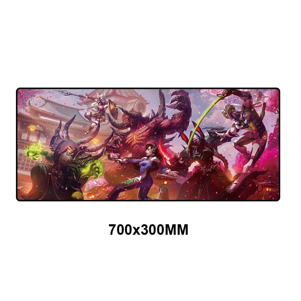 Overwatch Mousepad Gamer Mouse Mat Gaming Mouse Pad Anti-Slip Large XL Pad Mouse Office Notbook PC Desk Padmouse Mats for Dota 2 - Цвет: SWXF-007
