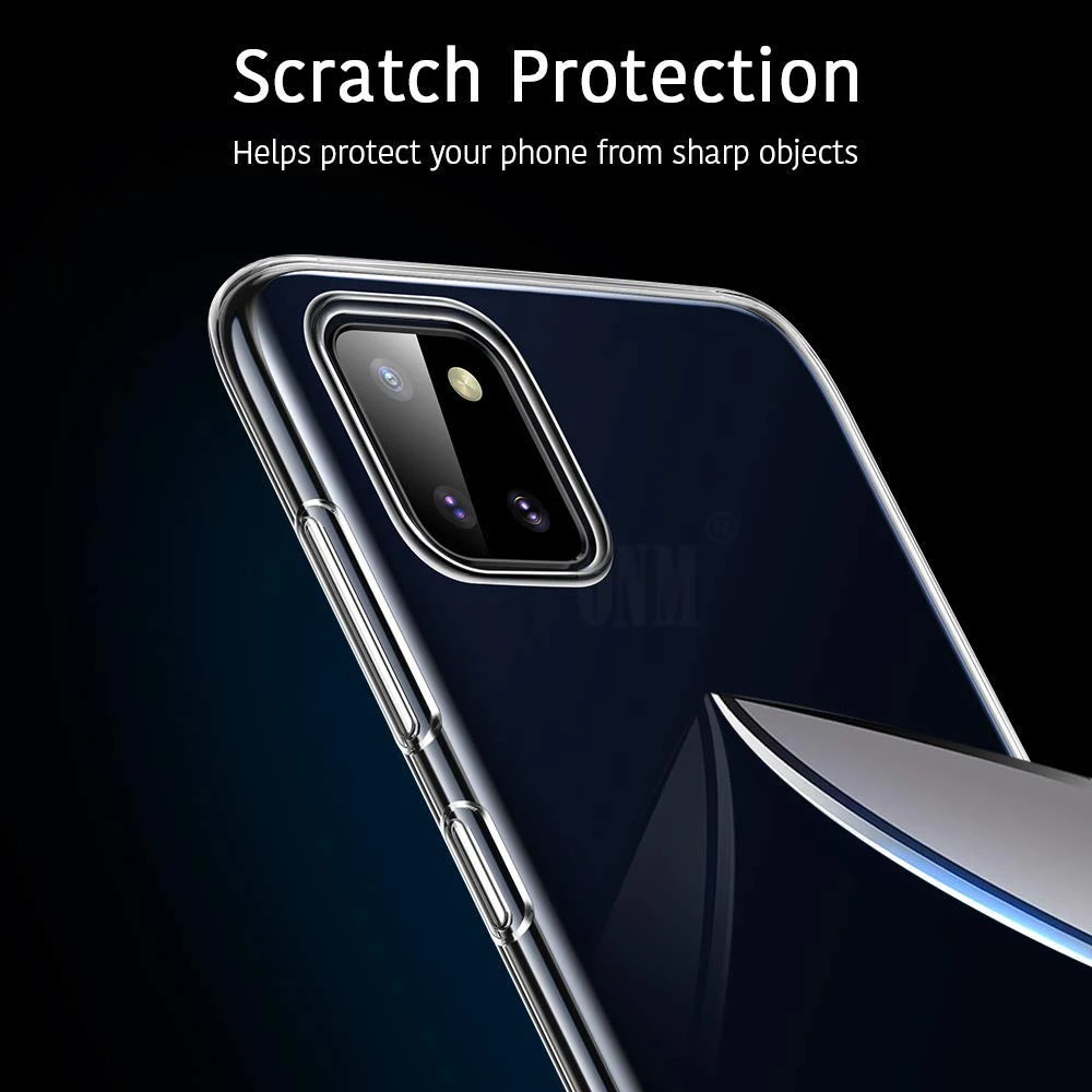 S10 Case For Samsung Galaxy S10 Lite TPU Silicon Clear Fitted Bumper Soft Case for Galaxy Note 10 Lite Transparent Back Cover