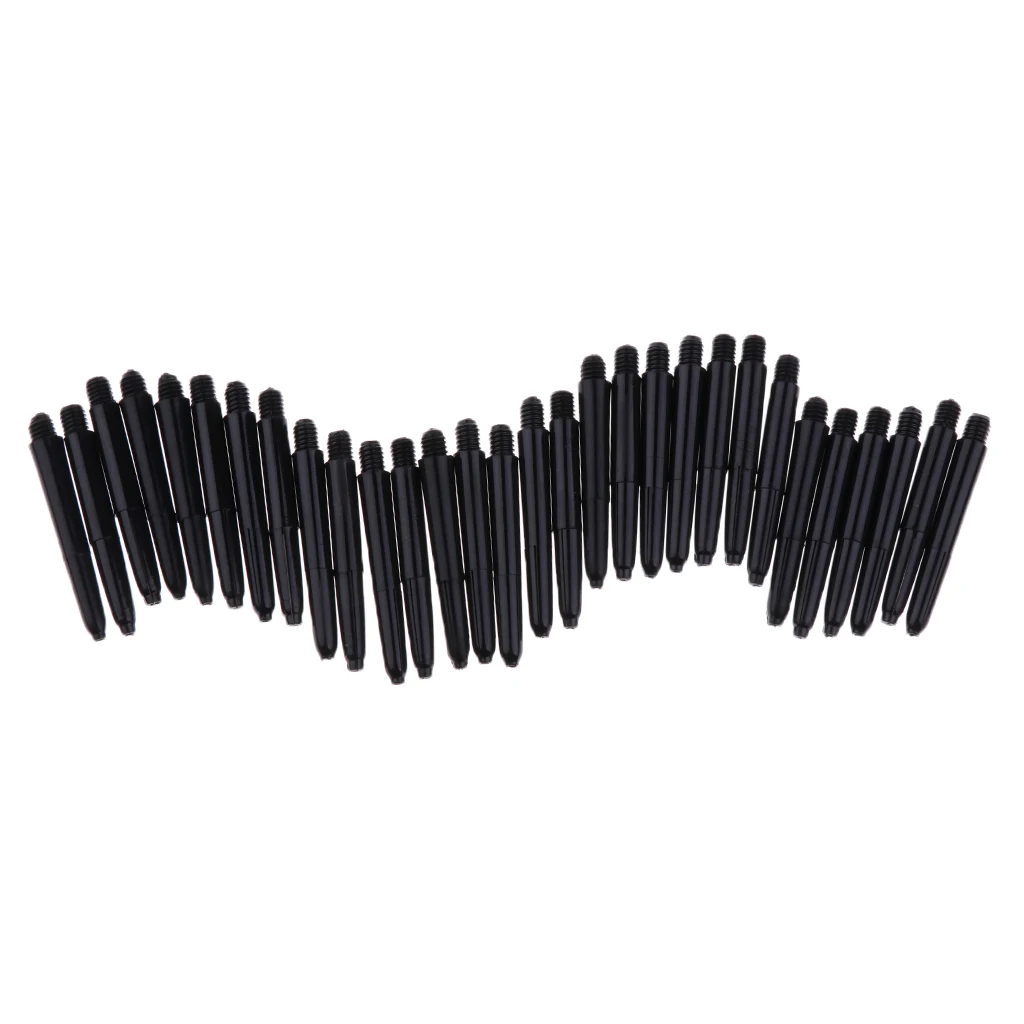 

Pack of 30 Pcs 35mm 2BA Thread Plastic Nylon Soft Tip Darts Stems / Shafts