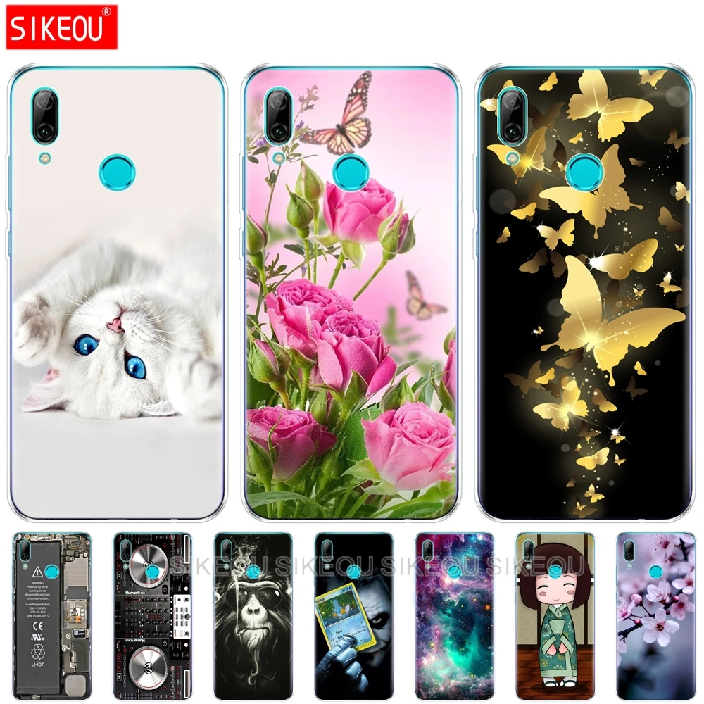 Чехлы для Huawei P Smart 2019 силиконовая Мягкая задняя крышка из ТПУ Funda чехол POT LX1 LX3