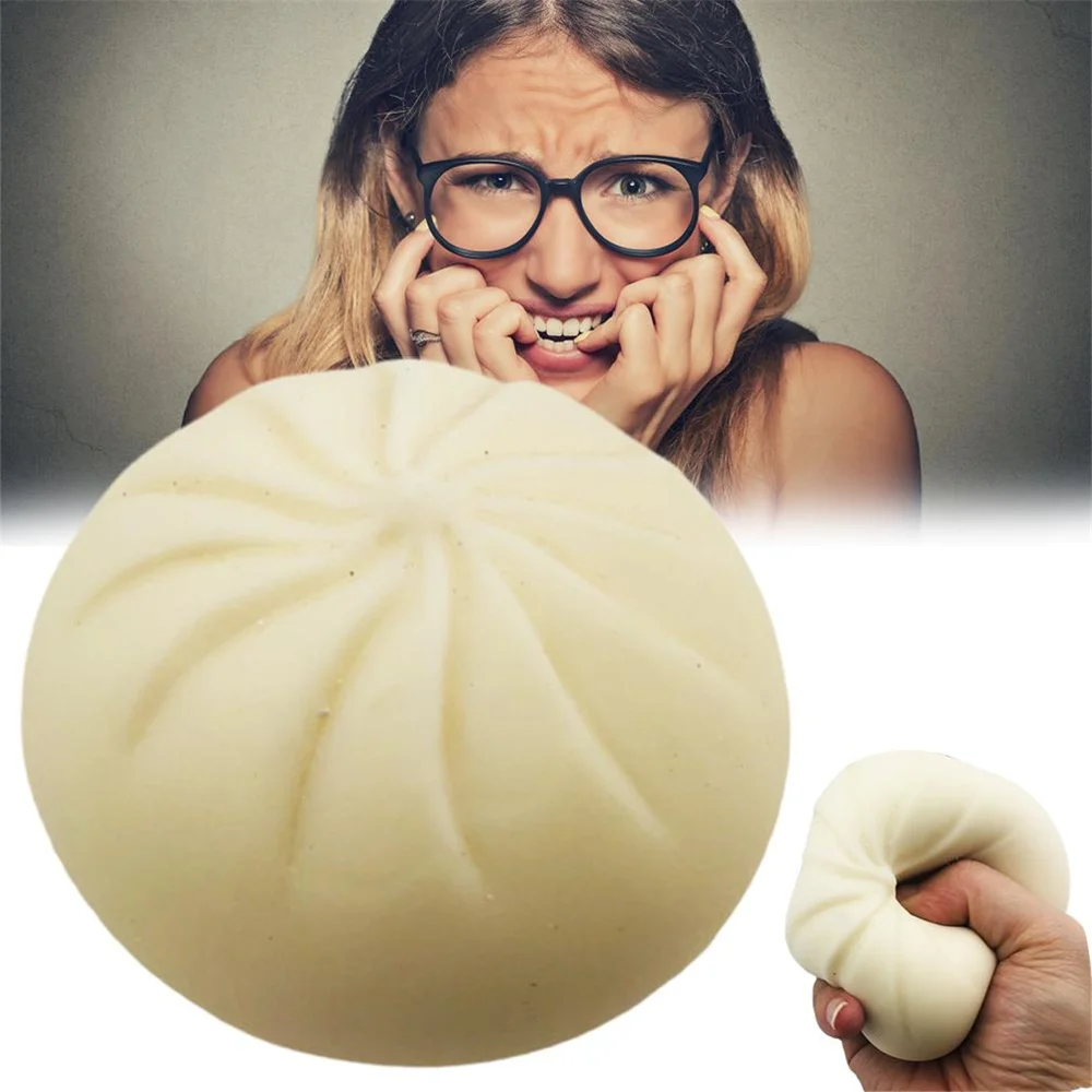 

Squeezing Toy Simulation Big Bun Squeezing Toy Relieve Stress Slow Bounce Decompression Toy Cute Squeeze and Relieve Stress