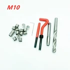 Автомобильный сверлильный инструмент M10X1.5 Pro с метрической резьбой, набор для ремонта резьбы для Helicoil, для автомобиля, грубая коронка, винт, зуб, Ремонтный комплект, прочный