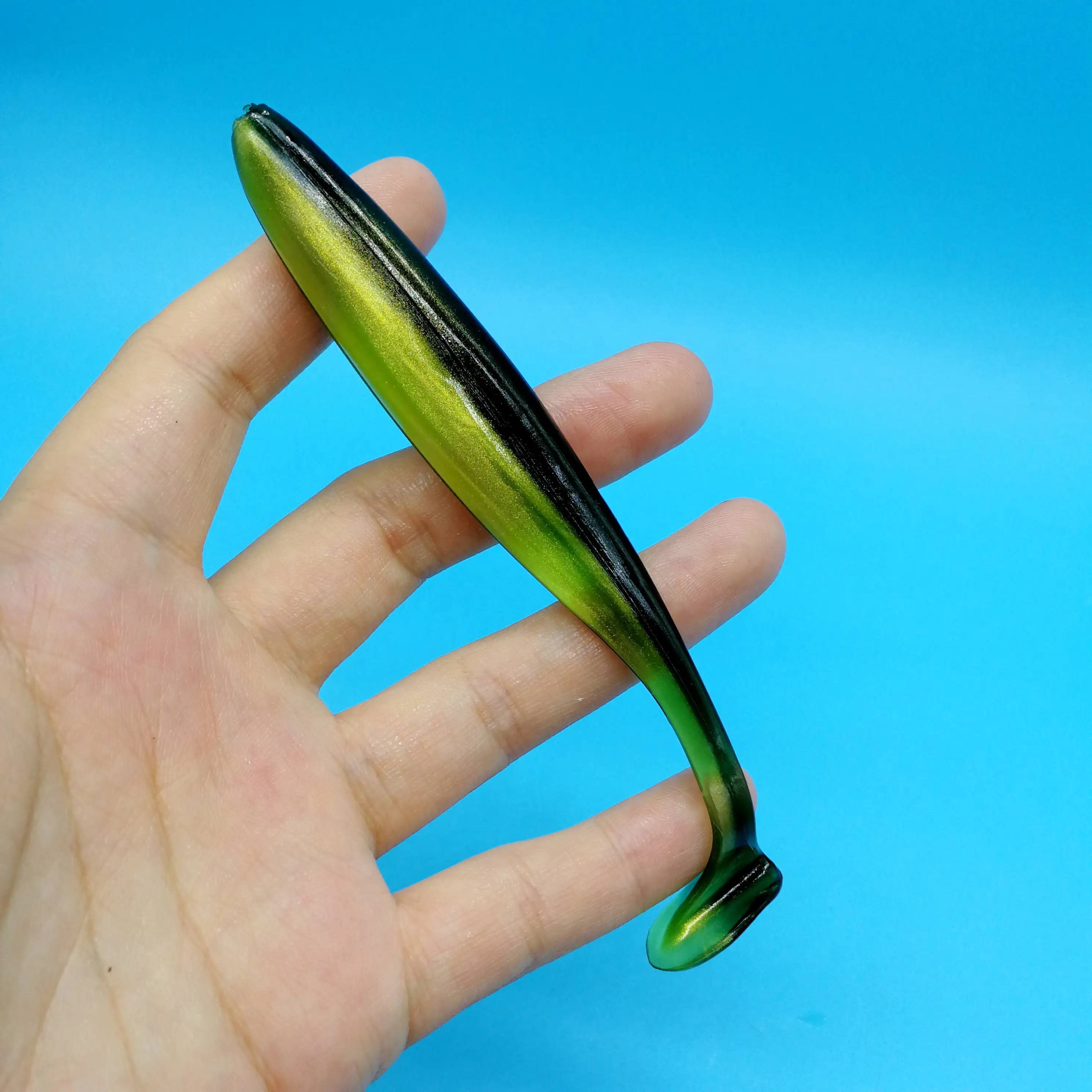 HOOFISH 10 шт./лот двойной цвет для рыбалки мягкие блесны на удочку 9g/13 см 9 цветов с Т