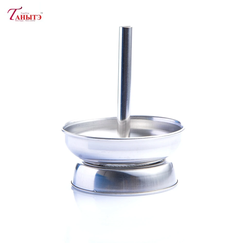Металлический уголь для кальяна держатель миски серебристая курительные трубки