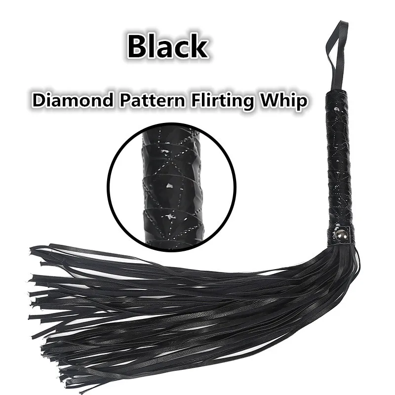Ромбовидный узор флирт секс-игрушки сексуальный хлыст эротические аксессуары