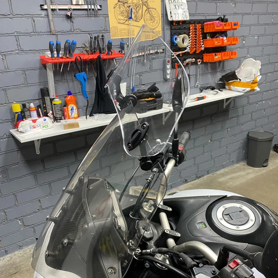 Удлинитель лобового стекла для мотоцикла спойлер ветровой экран дефлектор