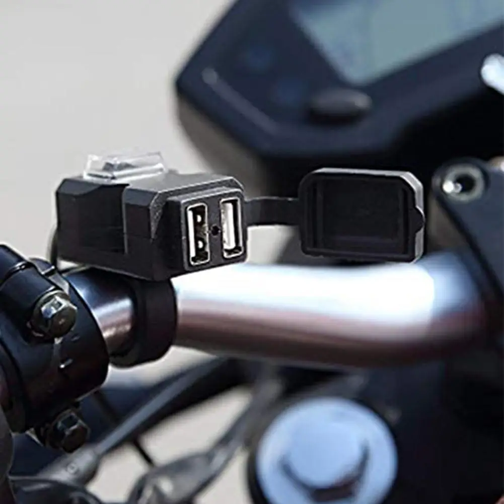 Зарядное устройство на руль мотоцикла с двумя USB-портами 1 а/А | Автомобили и