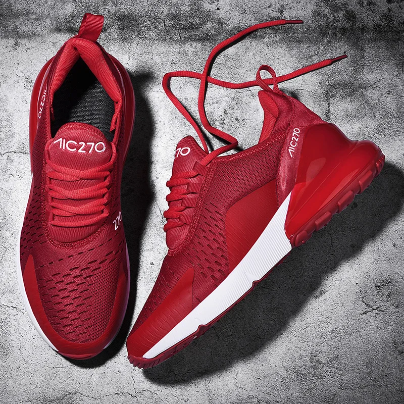 Кроссовки мужские дышащие сетчатые спортивная обувь для улицы на плоской