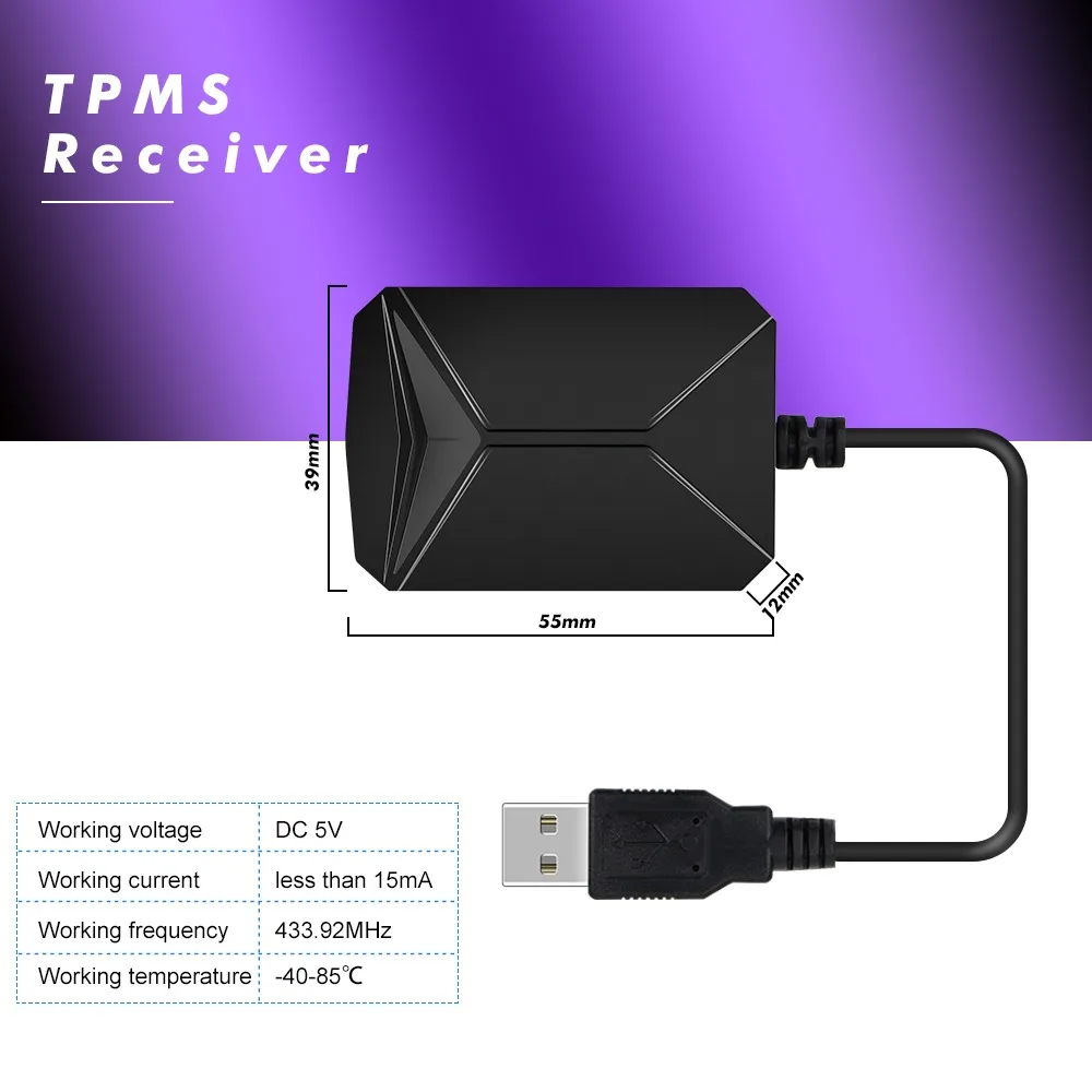 Система мониторинга давления в шинах TPMS Android USB TMPS для android автомобильный