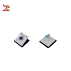 Мини белый PU квадратное Кольцо Лист держатель черная бархатная основа кулон серьги гвоздики ювелирный магазин Органайзер Подставка для хранения дисплея