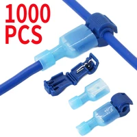 1000500set quick electrical cable connectors snap splice lock wire terminal crimp wire connector waterproof electric connector