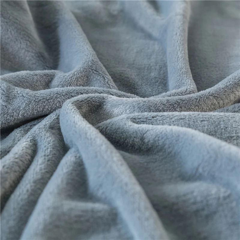 Однотонного серого одеяла близнец полный королева король модные покрывала