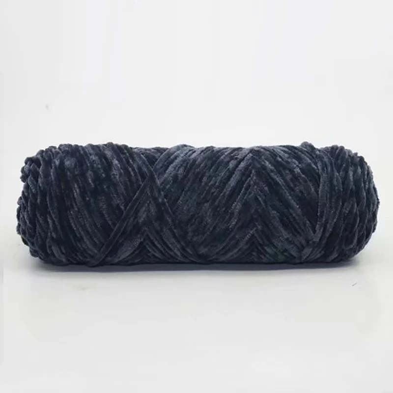 Velvet Yarn Soft Protein Cashmere Yarn Silk Wool Baby Yarn Crochet Knitting Yarn Cotton Baby Wool Diy Sweater - Color: 23