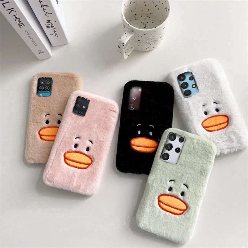 

Plush Phone Case For Samsung Galaxy A32 S8 S9 Plus A3 A5 A7 2016 2017 J1 J2 J5 J7 S7 Edge Samsung S10 S10E Lite A20 A30 Case