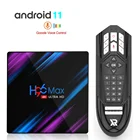 ТВ-приставка H96 MAX RK3318, медиаплеер с поддержкой Android 11, 2,45G Wi-Fi, 4 Гб ОЗУ, 32 Гб 64 Гб ПЗУ, 4K