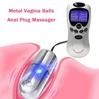 Электрическая вагинальная пробка, прыгающие яйца, Стимулятор клитора, фаллоимитатор, вибратор, импульсная Анальная пробка, мастурбатор, секс-игрушки для женщин