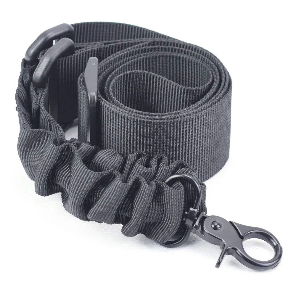 

Tactical One Single Point Airsoft Bungee Gun Sling Military Rifle Shoulder Strap Belt Shooting Hunting Accessories Army Gun Rope