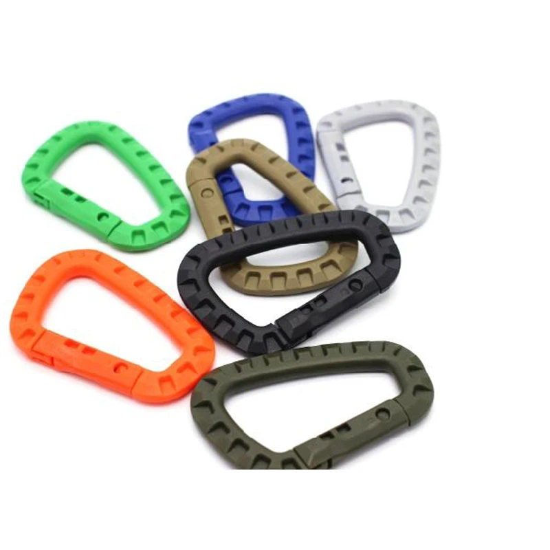 1 шт. Пластиковый Карабин с d образным кольцом для альпинизма Пряжка рюкзака