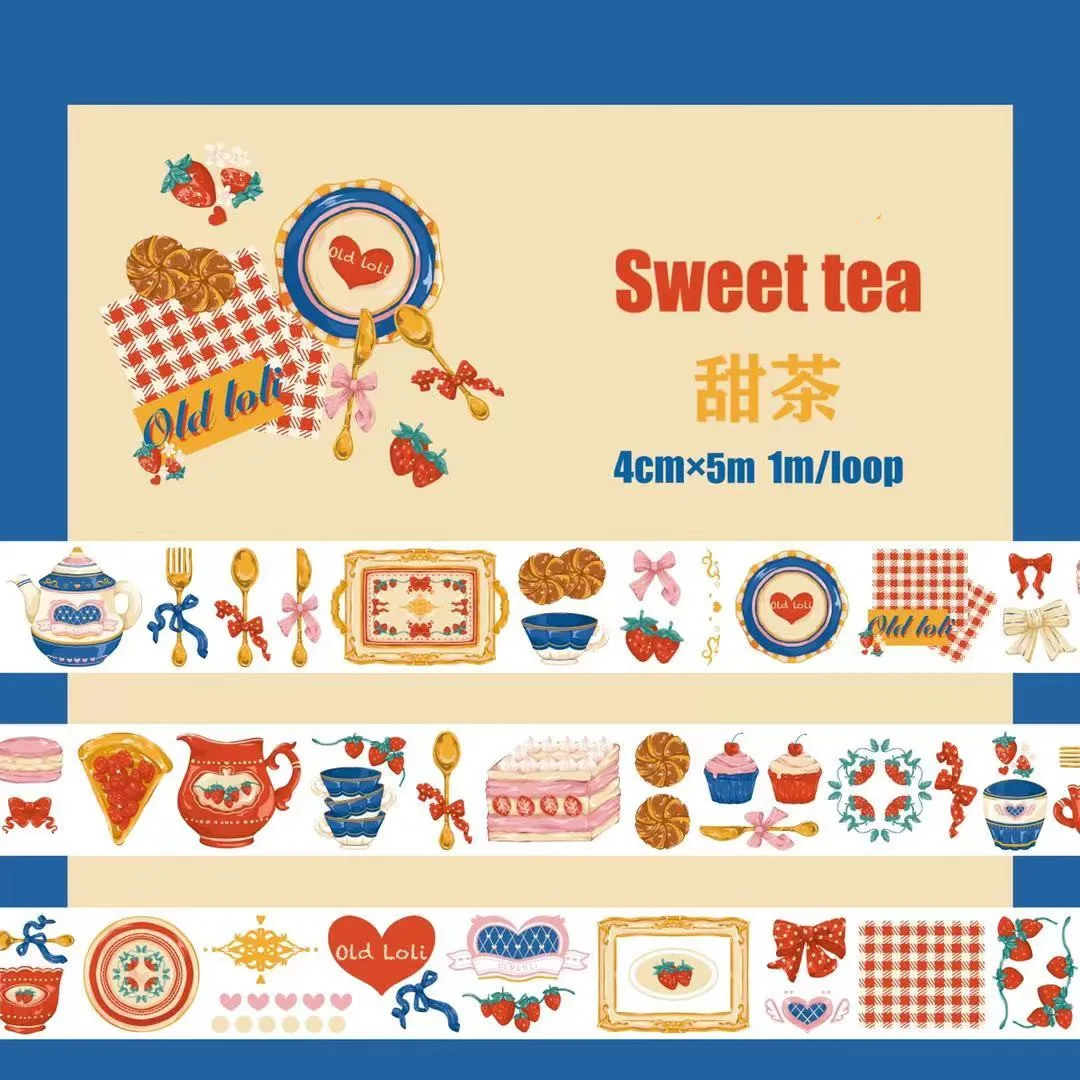 

Сладкий чай торт Домашние животные Васи скотч нежелательный журнал Маскировочная лента клейкая лента DIY Скрапбукинг Украшение наклейки из ...