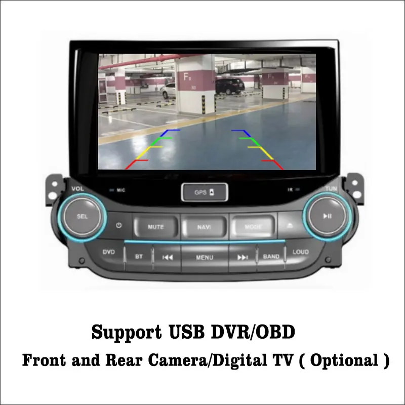 Liislee Android 7 1 2G RAM для Chevrolet Holden Malibu автомобильное радио Аудио Видео Мультимедиа DVD