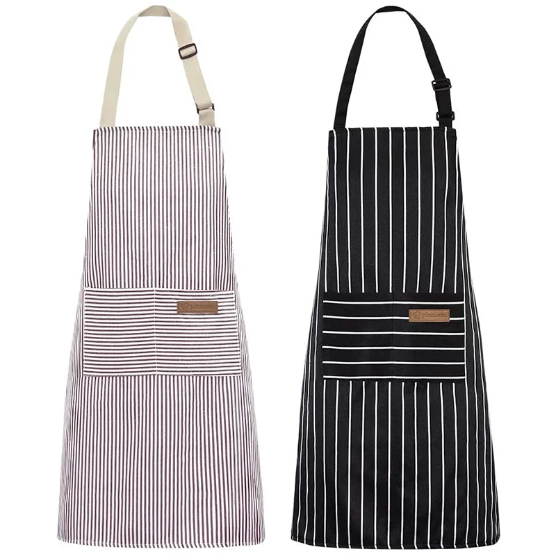 

2021 Newest Hot Solid Cooking Kitchen Apron For Woman Men Chef Waiter Cafe Shop BBQ Hairdresser Aprons Bibs Kitchen Accessory