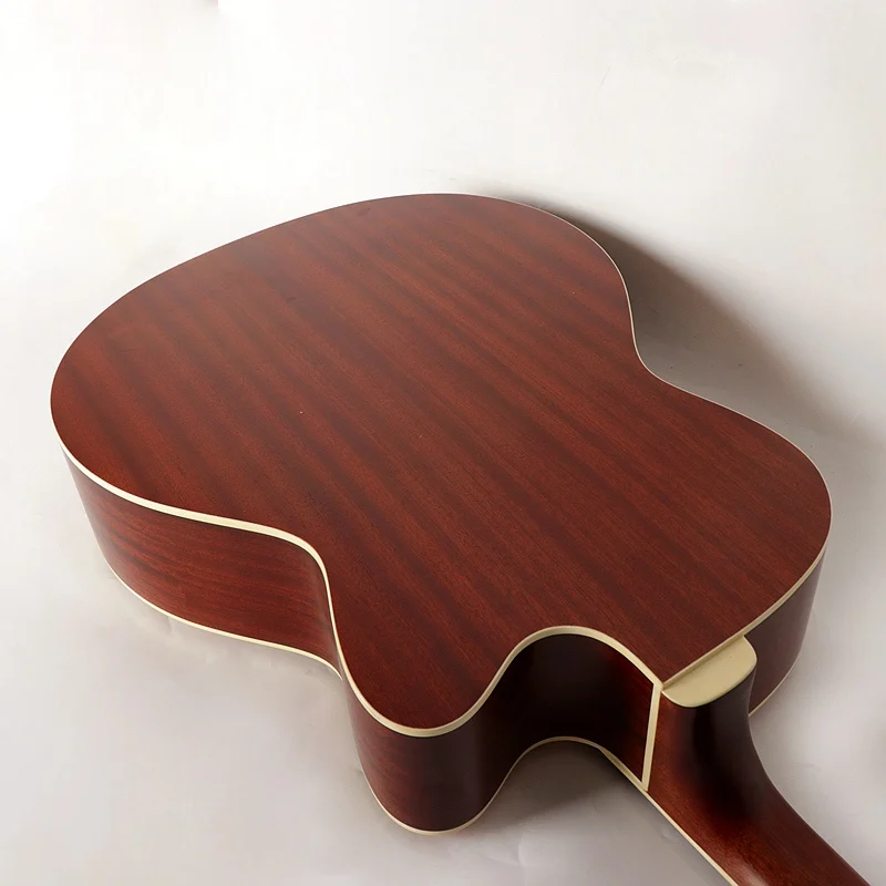 Левая рука 4 строки акустическая бас гитара матовое покрытие итальянский дизайн
