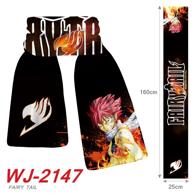 Женский шарф для косплея Natsu Dragneel модные теплые шарфы