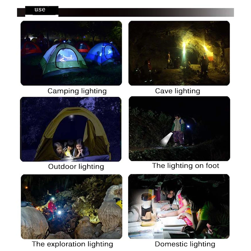 Camping Light Solar Direct Filling Kerosene Lamp Outdoor Lighting Waterproof Wall Safety Accessories Portable | Спорт и развлечения
