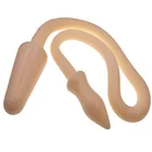 Анальная пробка, фаллоимитатор интимные игрушки для женщиндля мужчинпар, 2 головки, длинный для ануса, анальная пробка фаллоимитатор, стимулятор, товары для взрослых, Мастурбаторы