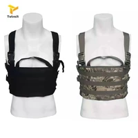 tactical multi functional molle hunting vest chest rig 600doxford cloth adjustable chest bag for outdoor hunting fishing hiking