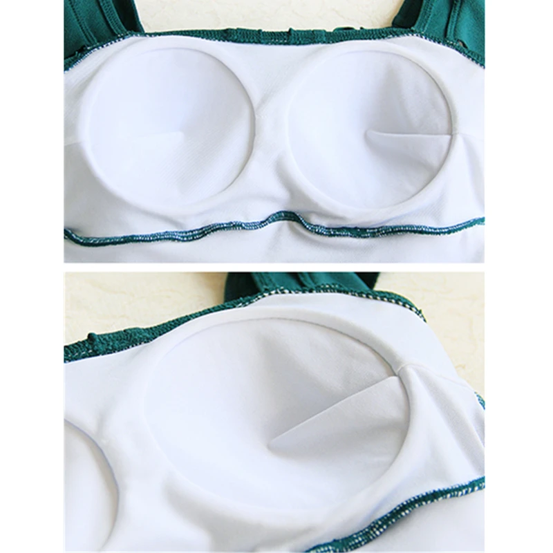 STAERK suits female conjoined conservative 2019 new retro green long-sleeved blouse ins web celebrity swimsuit small breasts | Спорт и