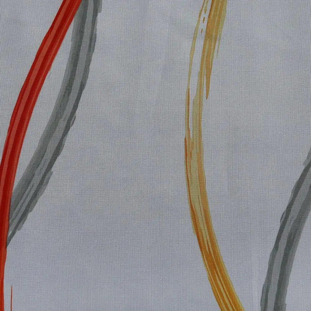 

Color Striped Curtain Shade Voile Shade Ring Half-curtain for the Kitchen Home Decoration 1PCS