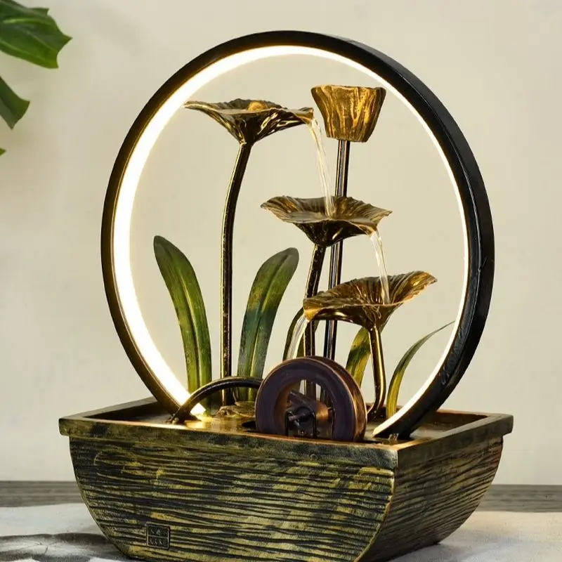 Фортуны фэн шуй колеса рокерские водные украшения для фонтана водяное Колесо