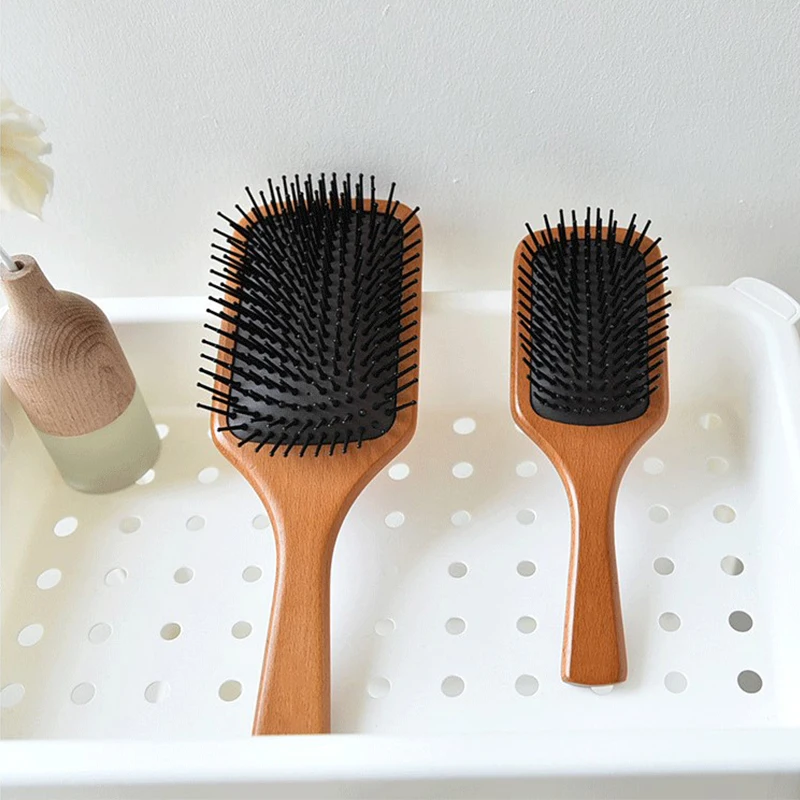

2020 Women Hair Scalp Massager Air Cushion Airbag Wood Comb Hairbrush Scalp Massage Comb Hair Care Hairdressing Styling Tools