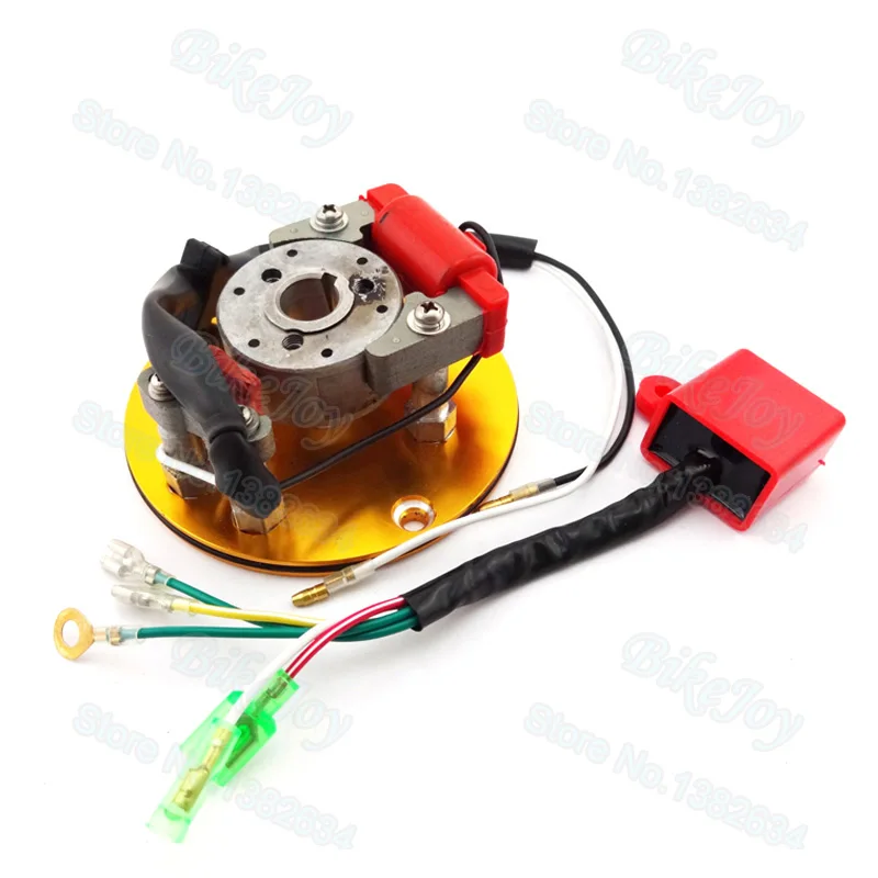 Золотой гоночный Магнитный статор ротор зажигания CDI Коробка для китайского Lifan YX