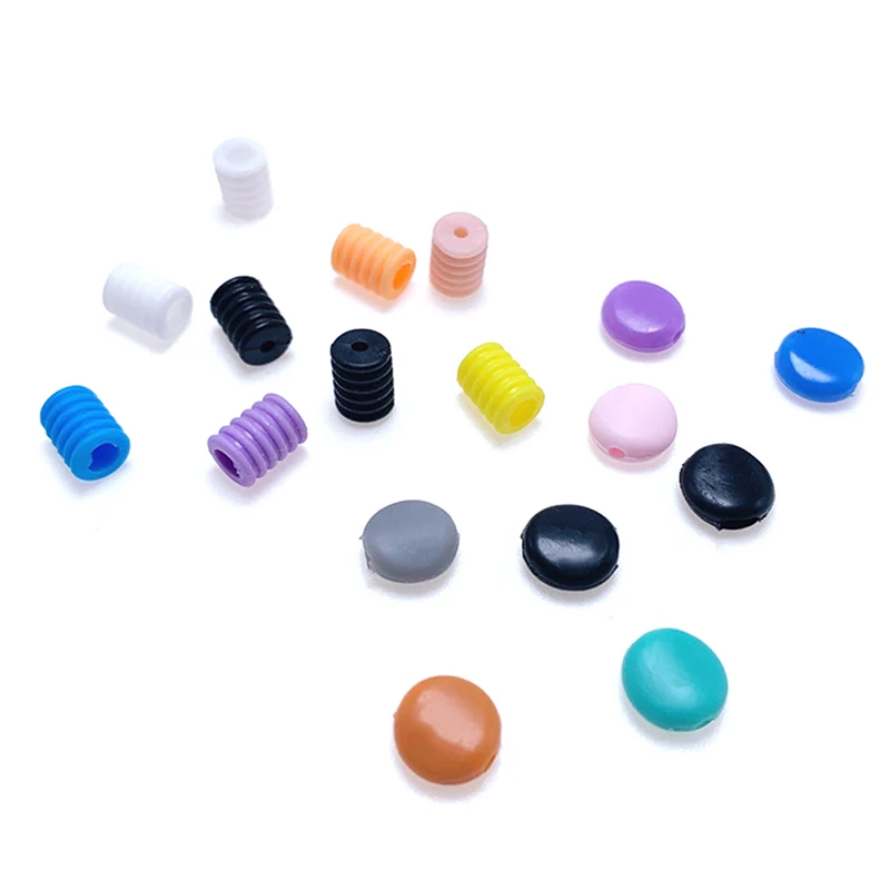 

50PCS Adjustable Drawstrings Cord Locks Non Slip Stopper Mask Lanyard Buckle Wholesale